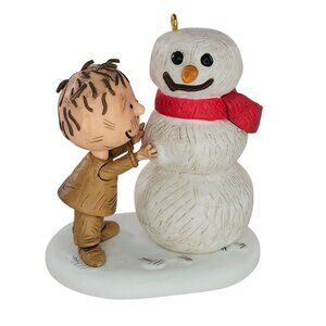Hallmark Keepsake Christmas Ornament Peanuts Gang Pigpen Builds A Snowman 2013